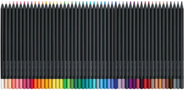 50 x Black Edition kleurpotloden Faber-Castell