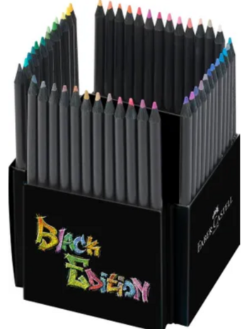 50 x Black Edition kleurpotloden Faber-Castell