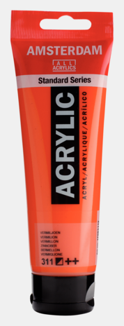 Vermiljoen Amsterdam Standard Series Acrylverf 120 ML Kleur 311