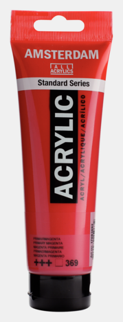 Primair Magenta Amsterdam Standard Series Acrylverf 120 ML Kleur 369