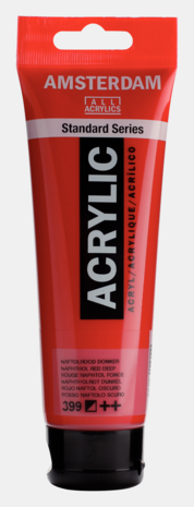 Naftolrood Donker Amsterdam Standard Series  Acrylverf 120 ML Kleur 399