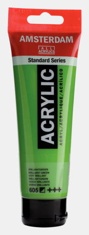 Briljantgroen Amsterdam  Standard Series  Acrylverf 120 ML Kleur 605