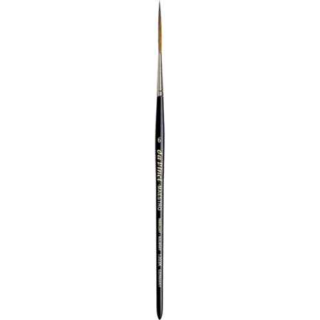 Liner penseel maat 6 – MAESTRO 1203K met Kolinsky marterhaar, ideaal voor olieverfschildering met impasto technieken.