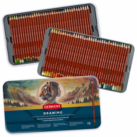 Derwent Drawing potloden set 72 kleuren