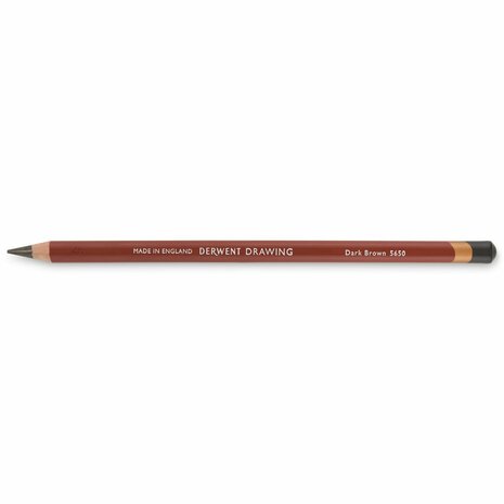 Dark Brown Drawing Pencil / Potlood van Derwent Kleur 5650