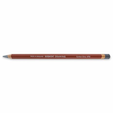 Carbon Grey Drawing Pencil / Potlood van Derwent Kleur 6750