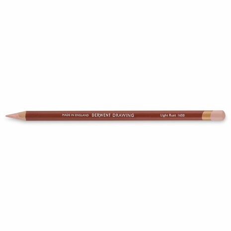 Light Rust Drawing Pencil / Potlood van Derwent Kleur 1650
