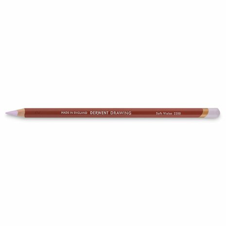 Soft Violet Drawing Pencil / Potlood van Derwent Kleur 2200