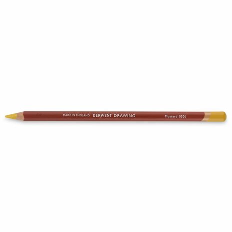 Mustard Drawing Pencil / Potlood van Derwent Kleur 0300