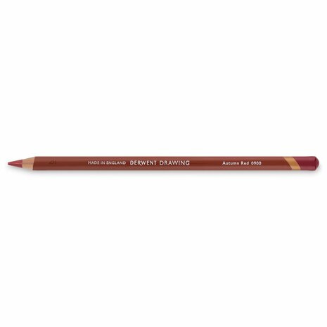 Autumn Red Drawing Pencil / Potlood van Derwent Kleur 0900