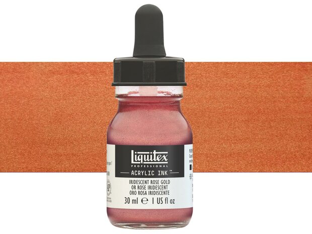 Iridescent Rose Gold Liquitex Ink 30 ML Kleur 227