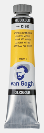 Azogeel Middel Van Gogh Olieverf van Royal Talens 20 ML Serie 1 Kleur 269