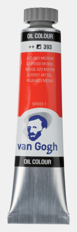 Azorood Middel Van Gogh Olieverf van Royal Talens 20 ML Serie 1 Kleur 393