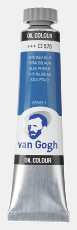 Phtaloblauw Van Gogh Olieverf van Royal Talens 20 ML Serie 1 Kleur 570