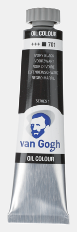 Ivoorzwart Van Gogh Olieverf van Royal Talens 20 ML Serie 1 Kleur 701