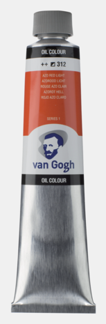 Azorood Licht Van Gogh Olieverf van Royal Talens 200 ML Serie 1 Kleur 312