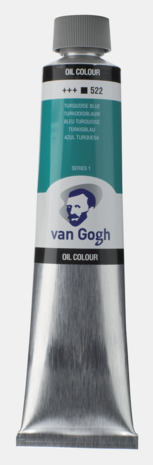 Turkooisblauw Van Gogh Olieverf van Royal Talens 200 ML Serie 1 Kleur 522