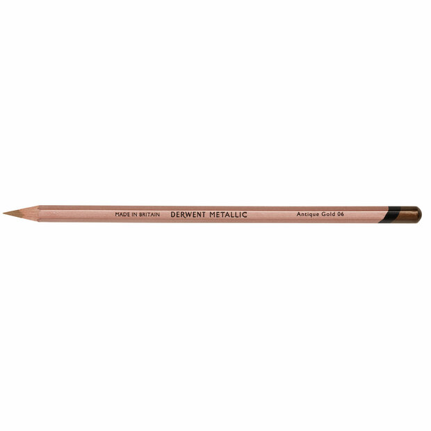 Antique Gold Metallic Potlood van Derwent Kleur 006