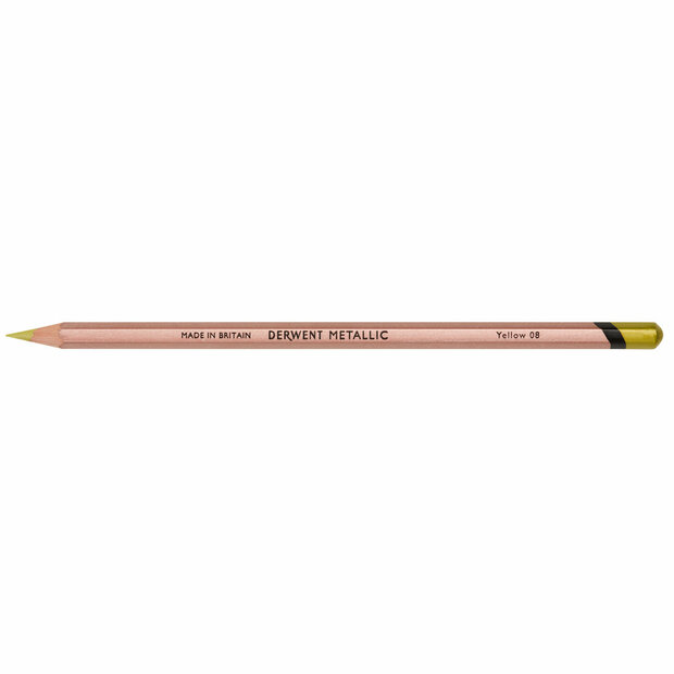 Yellow Metallic Potlood van Derwent Kleur 008