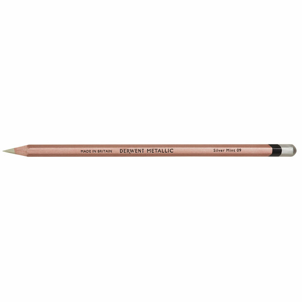 Silver Mint Metallic Potlood van Derwent Kleur 009