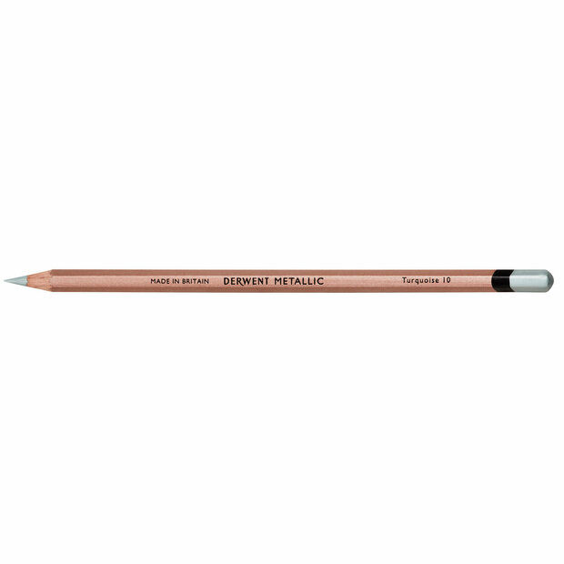 Turquoise Metallic Potlood van Derwent Kleur 010