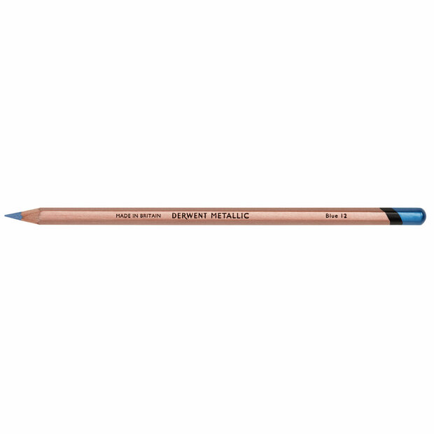 Blue Metallic Potlood van Derwent Kleur 012