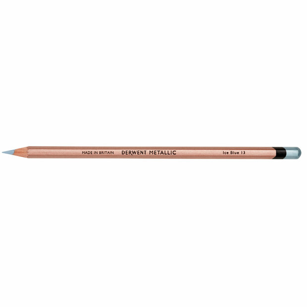 Ice Blue Metallic Potlood van Derwent Kleur 013
