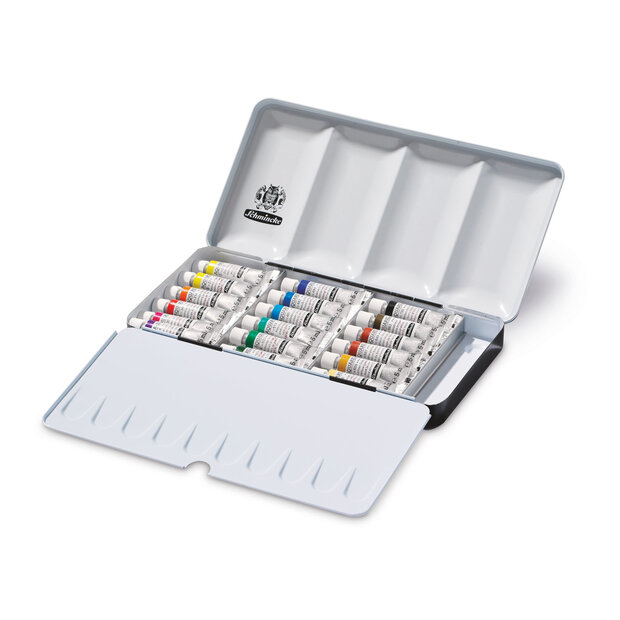Horadam Aquarelverf Schmincke In metalen etui, 18 x 5 ML