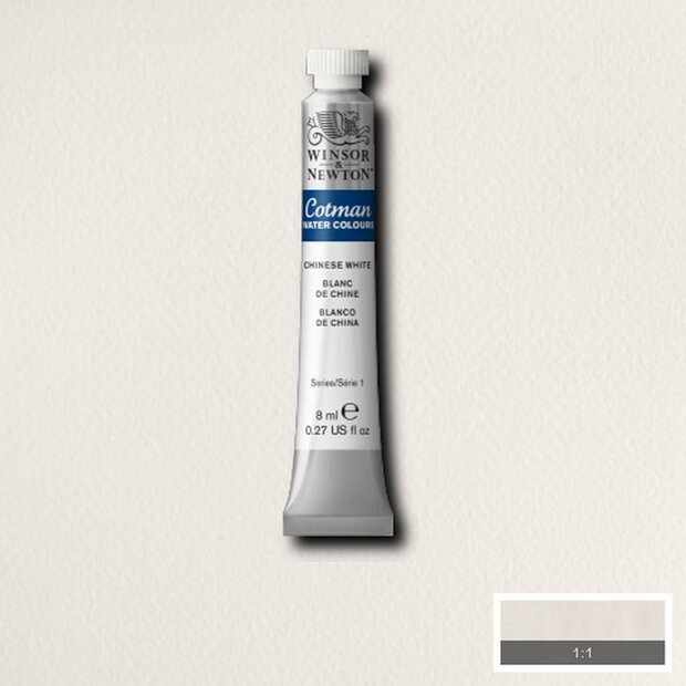 Chinese White 8 ML van Winsor &amp; Newton Cotman Water Colours Kleur 150