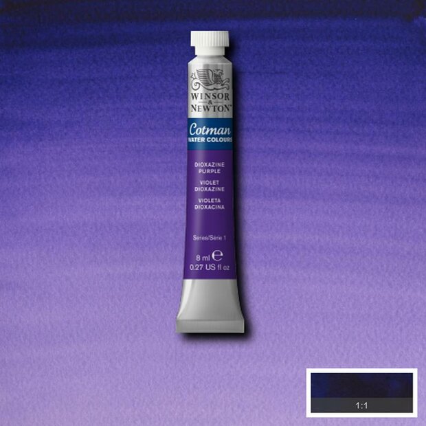 Dioxazine Violet 8 ML van Winsor &amp; Newton Cotman Water Colours Kleur 231
