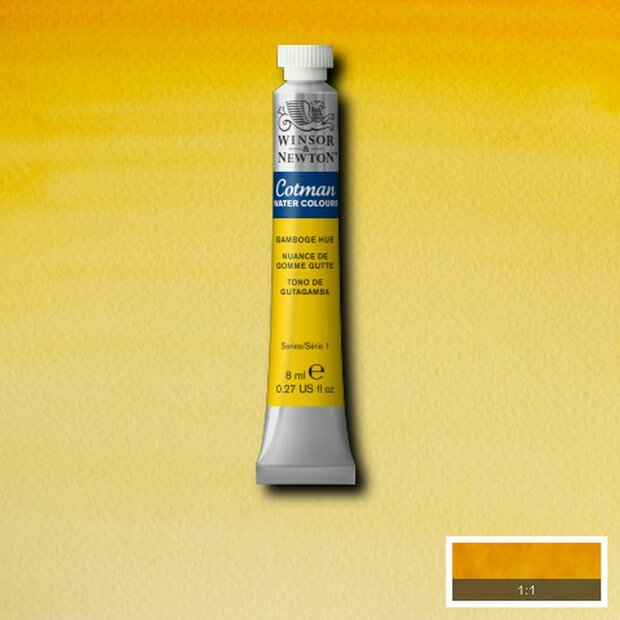 Gamboge Hue 8 ML van Winsor &amp; Newton Cotman Water Colours Kleur 266