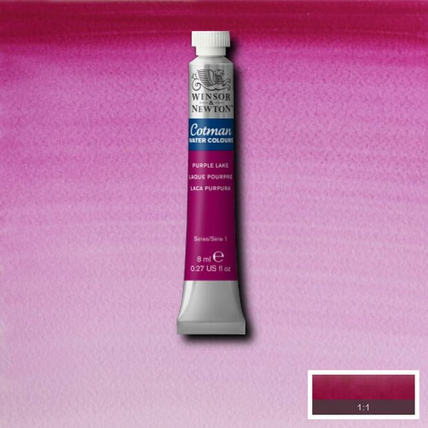 Purple Lake 8 ML van Winsor &amp; Newton Cotman Water Colours Kleur 544