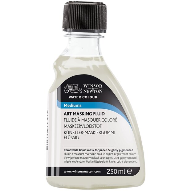 Maskeervloeistof 250 ml van Winsor &amp; Newton Aquarelverf Medium 9759