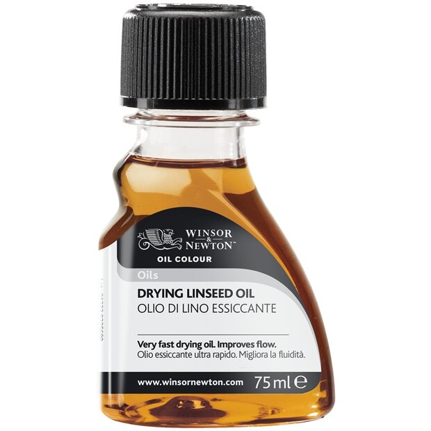 Drogende lijnolie voor olieverf Winsor &amp; Newton (Medium 742) 75 ML