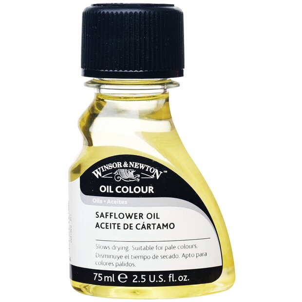 Saffloerolie voor olieverf Winsor &amp; Newton (Medium 756) 75 ML