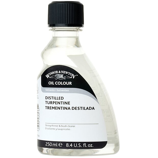 Terpentijn voor olieverf Winsor &amp; Newton (Medium 744) 250 ML