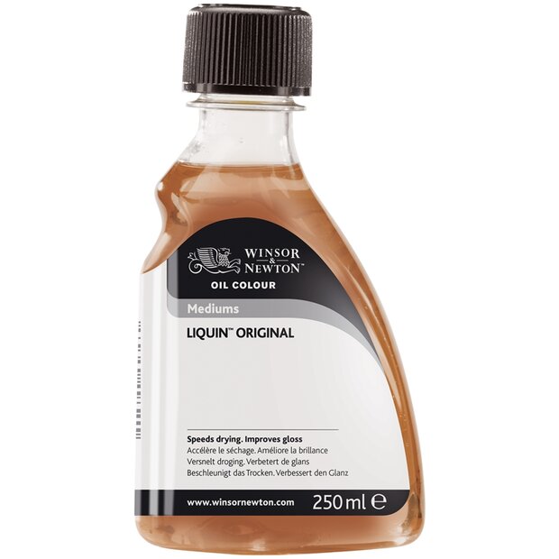 Liquin Original Zijdeglans medium voor olieverf Winsor &amp; Newton (Medium 751) 250 ML