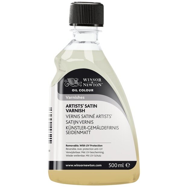 Satijn Vernis voor olieverf Winsor &amp; Newton (Medium 737) 500 ML