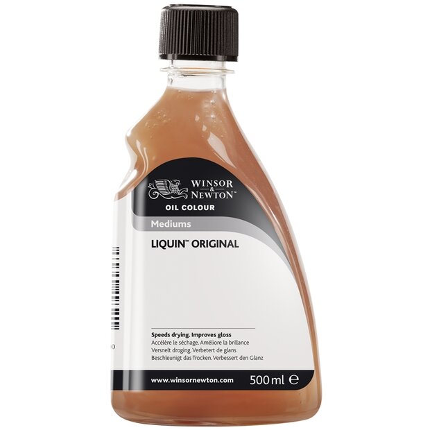 Liquin Original Zijdeglans medium voor olieverf Winsor &amp; Newton (Medium 751) 500 ML