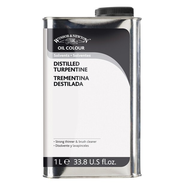 Terpentijn voor olieverf Winsor &amp; Newton (Medium 744) 1 Liter
