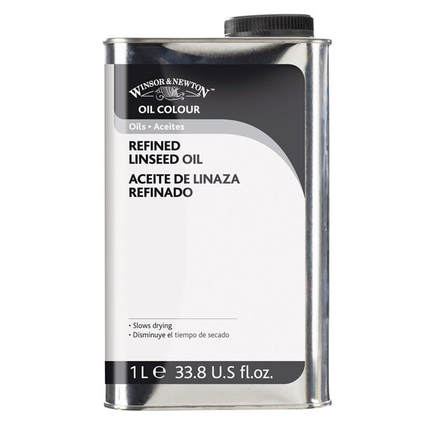 Geraffineerde lijnolie voor olieverf Winsor &amp; Newton (Medium 748) 1 Liter