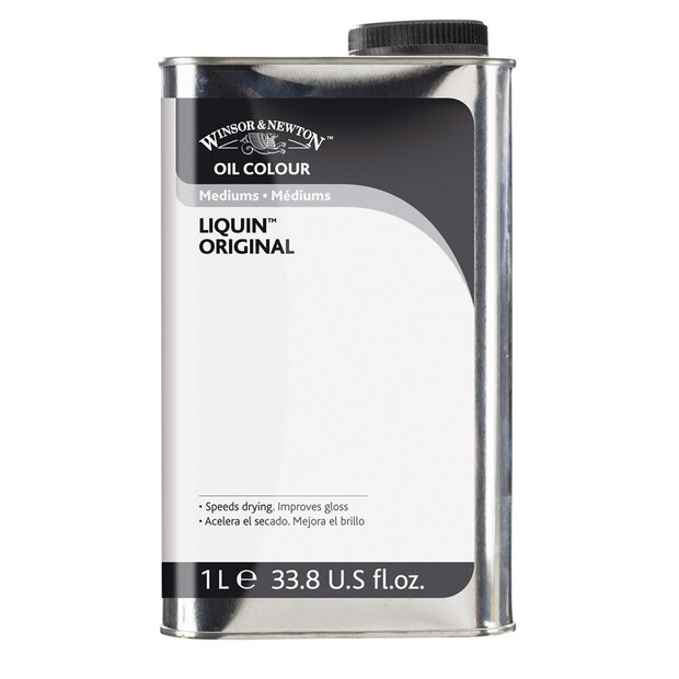 Liquin Original Zijdeglans medium voor olieverf Winsor &amp; Newton (Medium 751) 1 Liter
