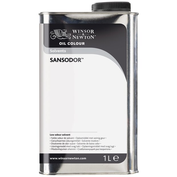 Bijna reukloze terpentine (Sansodor) voor olieverf Winsor &amp; Newton (Medium 757) 1 Liter