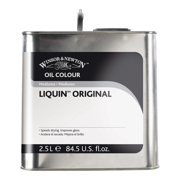 Liquin Original Zijdeglans medium voor olieverf Winsor &amp; Newton (Medium 751) 2,5 Liter