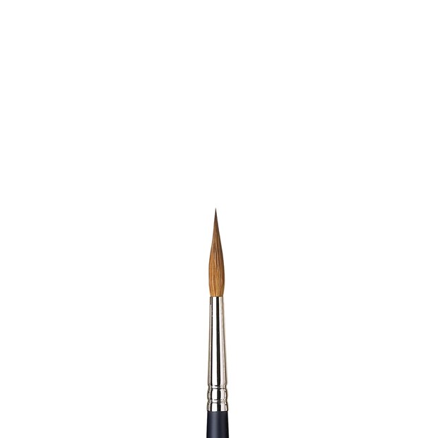 No 6 Spits Rond korte steel Winsor &amp; Newton Professioneel Artists Water Colour Kolinsky Sable Penseel