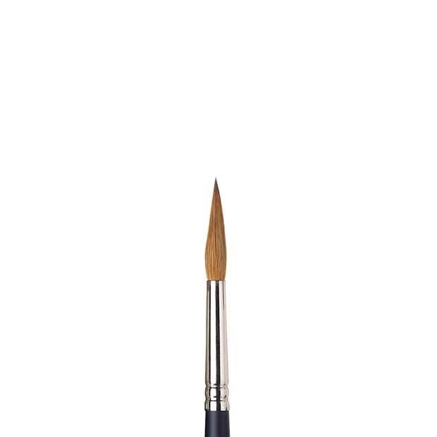 No 8 Spits Rond korte steel Winsor &amp; Newton Professioneel Artists Water Colour Kolinsky Sable Penseel