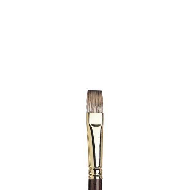 No 10 Plat lange steel Winsor &amp; Newton Monarch Penseel Olie- &amp; Acrylverf