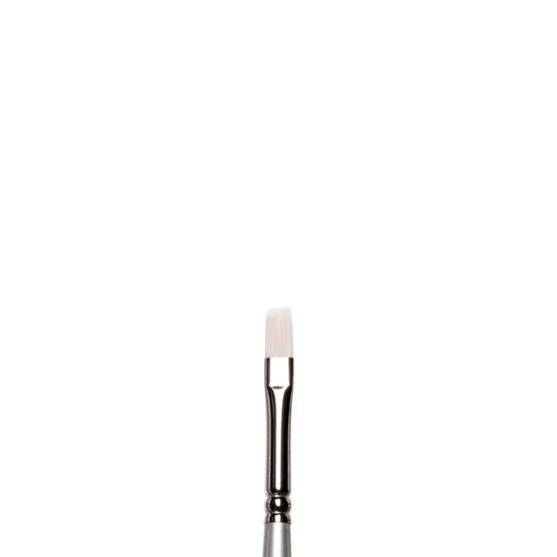 No 6 Plat Kort lange steel Winsor &amp; Newton Artisan Olie- &amp; Acrylverf Penseel