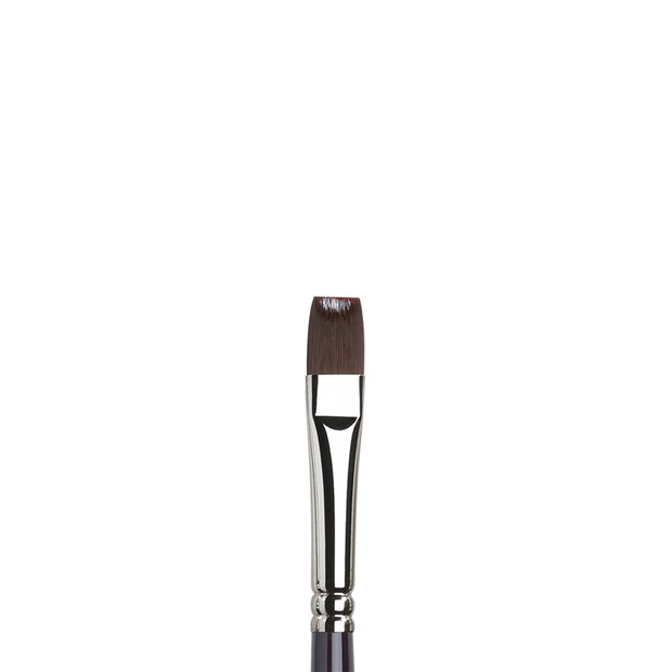 No 12 Plat kort lange steel Winsor &amp; Newton Galeria Penseel