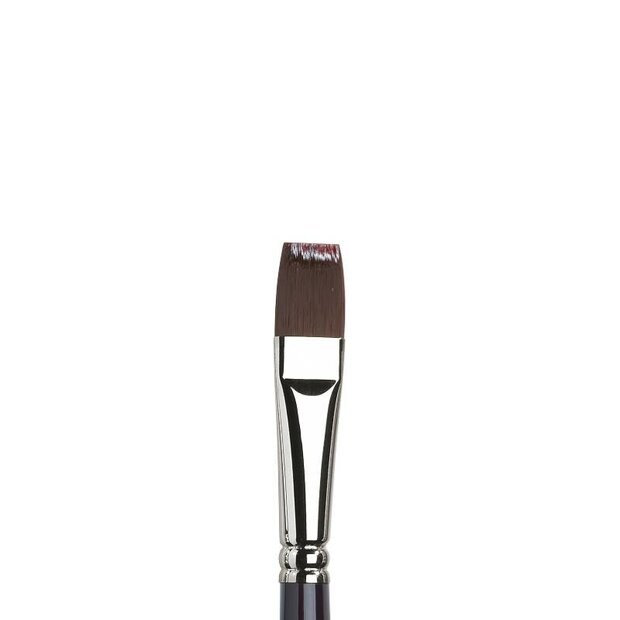 No 14 Plat kort lange steel Winsor &amp; Newton Galeria Penseel